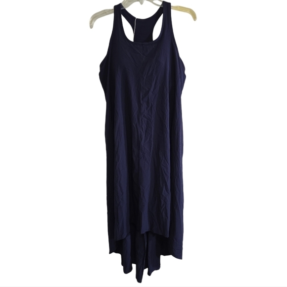 NWT Halara Breezeful Backless Racerback Midi Casual Dress Medium Patriot Blue - Picture 2 of 7